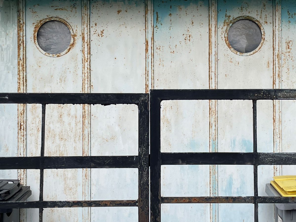 La porte du garage