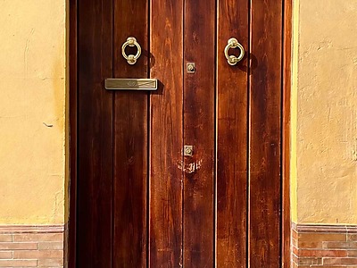 La porte en bois