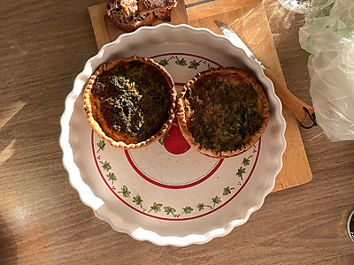 Les tartes aux épinards