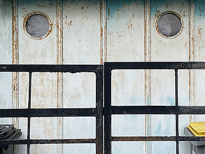 La porte du garage