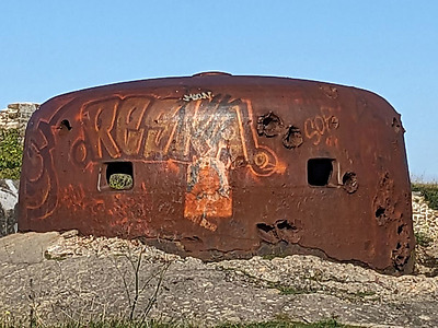 La Tourelle du fort de la Garde à St Malo